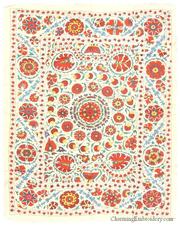 Charming Embroidery Silk Suzani. Bed Cover,  Wall hangers, other