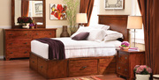Nice Bedroom set- 4 pieceFurniture Row- Medagascar line