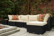 Mega Sale on All Weather Wicker 6-Piece Sectional Sofa Set 