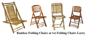 Bamboo Folding Chairs at 1st Folding Chairs Larry