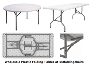 Wholesale Plastic Folding Tables at 1stfoldingchairs