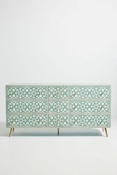 Bone inlay chest of drawers