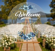 Custom Acrylic Wedding Welcome Sign 