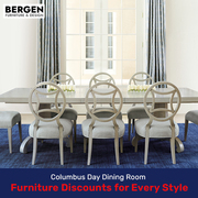 Columbus Day Dining Room Furniture Discounts for Every Style